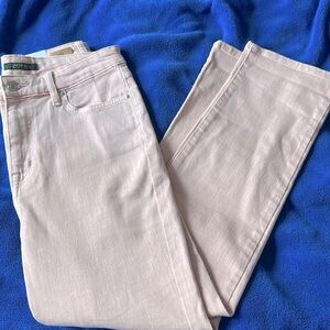 NEW Lauren Ralph Lauren Soft Pink High Rise Jeans. Never worn. Size 10